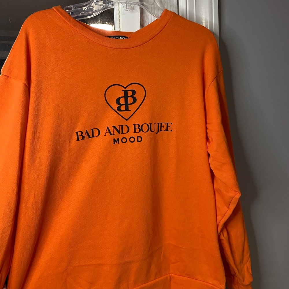 Orange Sweater